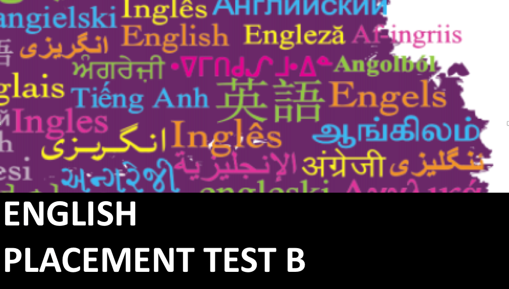 English Placement Test B