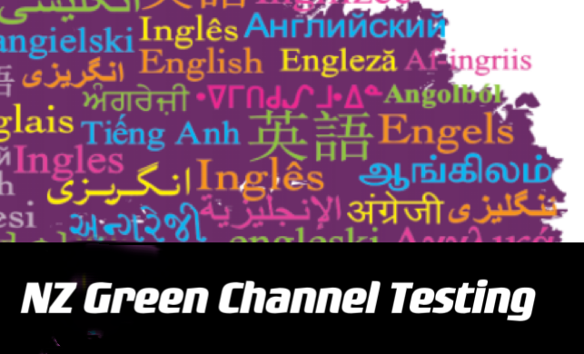 NZ Green Channel Testing